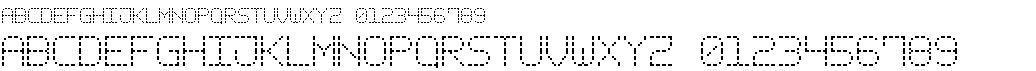 preview image of the Dash Pixel-7 font