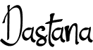 preview image of the Dastana font