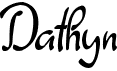 preview image of the Dathyn font