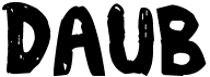 preview image of the Daub font