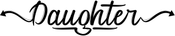 preview image of the Daughter font