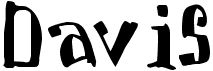 preview image of the Davis font