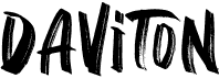 preview image of the Daviton font