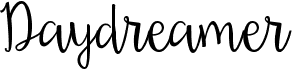preview image of the Daydreamer font
