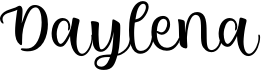 preview image of the Daylena font