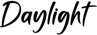 preview image of the Daylight font
