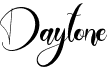 preview image of the Daytone font