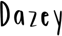 preview image of the Dazey font