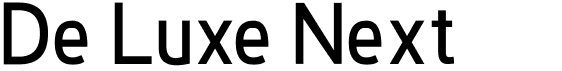 preview image of the De Luxe Next font