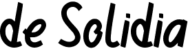 preview image of the De Solidia font