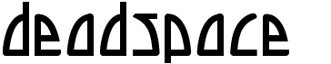 preview image of the Deadspace font