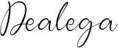 preview image of the Dealega font
