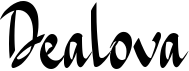 preview image of the Dealova font