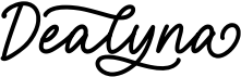 preview image of the Dealyna font