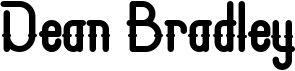 preview image of the Dean Bradley font