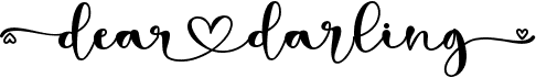 preview image of the Dear Darling font