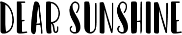 preview image of the Dear Sunshine font