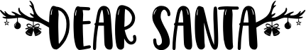 preview image of the Dear Santa font
