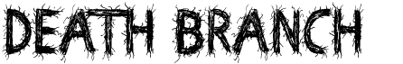 preview image of the Death Branch font