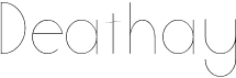 preview image of the Deathay font