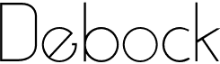 preview image of the Debock font
