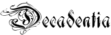 preview image of the Decadentia font
