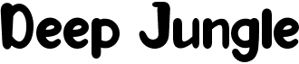 preview image of the Deep Jungle font