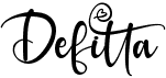 preview image of the Defitta font