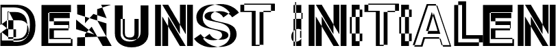 preview image of the DeKunst Initialen font