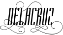 preview image of the Delacruz font