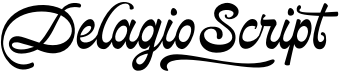 preview image of the Delagio Script font