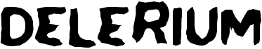 preview image of the Delerium font
