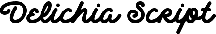 preview image of the Delichia Script font