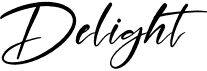 preview image of the Delight font