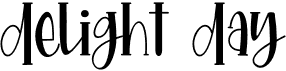 preview image of the Delight Day font