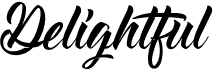 preview image of the Delightful font