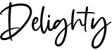preview image of the Delighty font