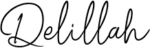 preview image of the Delillah font
