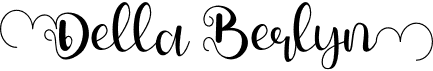 preview image of the Della Berlyn font
