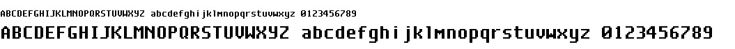 preview image of the Deluxe16 font