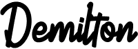 preview image of the Demilton font