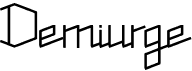 preview image of the Demiurge font