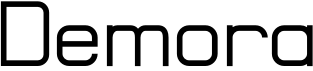 preview image of the Demora font