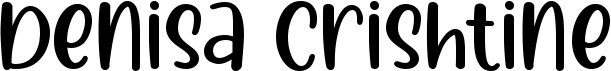 preview image of the Denisa Crishtine font