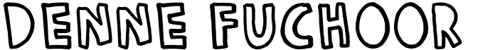 preview image of the Denne Fuchoor font