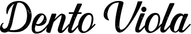 preview image of the Dento Viola font