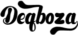 preview image of the Deqboza font