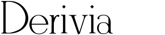 preview image of the Derivia font