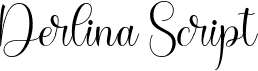 preview image of the Derlina Script font
