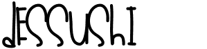 preview image of the Dessushi font